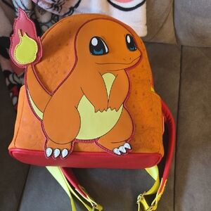 Loungefly Orange and Yellow Charmander Backpack